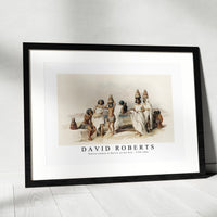 David Roberts - Nubian women at Kortie on the Nile-1796-1864