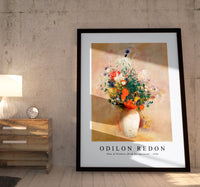 
              Odilon Redon - Vase of Flowers (Pink Background) (1906)
            