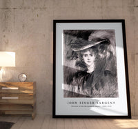 
              John Singer Sargent - Portrait of the Baroness de Meyer (ca. 1900–1910)
            