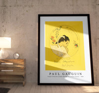 
              Paul gauguin - Projet d’assiette (Leda) (Design for a Plate [Leda]), frontispiece from the Volpini Suite (1889)
            