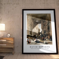 David roberts - Bazaar of the silk mercers, Cairo-1796-1864