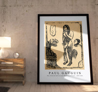 
              Paul Gauguin - Eve, from the Suite of Late Wood-Block Prints 1898-1899
            