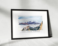 
              John Singer Sargent - Iselle from Mount Pilatus from Splendid Mountain Watercolours Sketchbook (1870)
            