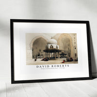 David Roberts - Mosque of Sultan Hassan Cairo-1796-1864