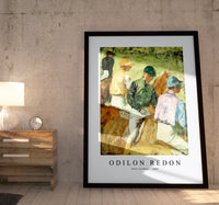 
              Odilon Redon - Four Jockeys 1889
            