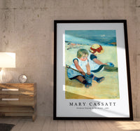 
              Mary Cassatt - Children Playing on the Beach 1884
            