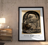 
              Paul Gauguin - The God (Te atua), from the Suite of Late Wood-Block Prints 1898-1899
            