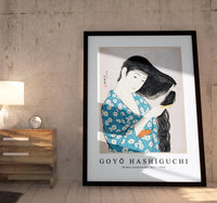 
              Goyo Hashiguchi - Woman Combing Her Hair 1920
            