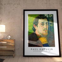 Paul gauguin - Self-Portrait Dedicated to Carrière 1888