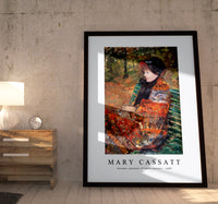 
              Mary Cassatt - Autumn, portrait of Lydia Cassatt 1880
            