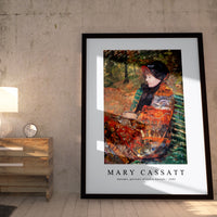 Mary Cassatt - Autumn, portrait of Lydia Cassatt 1880