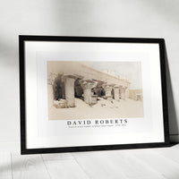 David Roberts - Portico of the Temple of Edfou Upper Egypt-1796-1864