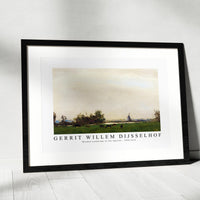 Gerrit Willem Dijsselhof - Meadow Landscape on the Spaarne 1890-1919