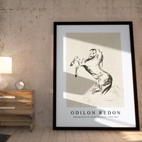 Odilon Redon - Jumping Horse on Clouds (Pegasus) 1903-1907