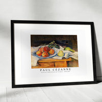 Paul Cezanne - Fruit on a Table (Fruits sur la table) 1890-1893