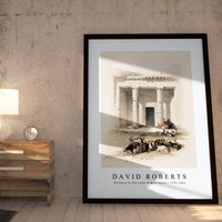 David roberts - Entrance to the caves of Beni Hasan-1796-1864