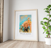 
              Odilon Redon - Evocation of Roussel 1912
            