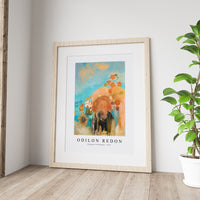 Odilon Redon - Evocation of Roussel 1912