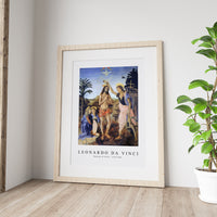 Leonardo Da Vinci - Baptism of Christ 1470-1480