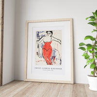 Ernst Ludwig Kirchner - Performer Bowing 1909