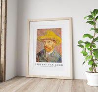 
              Vincent Van Gogh - Self-portrait with a Straw Hat 1887
            