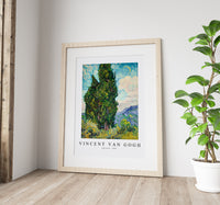 
              Vincent Van Gogh - Cypresses 1889
            