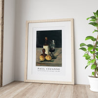 Paul Cezanne - Still Life with Bottle, Glass, and Lemons 1867-1869