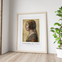 Leonardo Da Vinci - Profile of a Young Fiancée 1495
