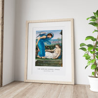 Sir Edward Burne Jones - Cupid and Psyche (ca. 1870)