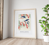 
              Ohara Koson - Flycatchers on a nandina bush (1925 - 1936) by Ohara Koson (1877-1945)
            