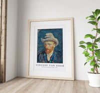 
              Vincent Van Gogh - Self-Portrait with Grey Felt Hat 1887
            