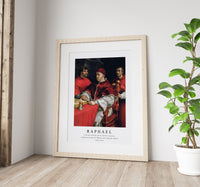 
              Raphael - Portrait of Pope Leo X and his cousins, cardinals Giulio de' Medici and Luigi de' Ross 1518-1519
            