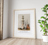 
              David Roberts - Ruined mosques in the desert west of the Citadel-1796-1864
            