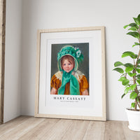 Mary Cassatt - Sara in a Green Bonnet 1901