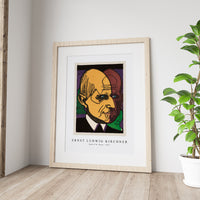 Ernst Ludwig Kirchner - Head of Dr. Bauer 1933