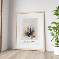 David Roberts - Part of the hall of columns at Karnak Thebes-1796-1864