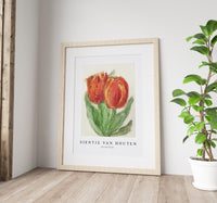 
              Sientje Van Houten - Two Red Tulips
            