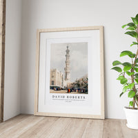 David Roberts - Minarets and grand entrance of the Metwaleys at Cairo-1796-1864