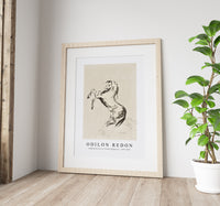 
              Odilon Redon - Jumping Horse on Clouds (Pegasus) 1903-1907
            