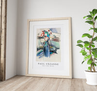 
              Paul Cezanne - Roses in a Bottle 1900-1904
            