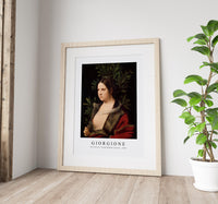
              Giorgione - Portrait of a Young Woman (Laura) 1506
            