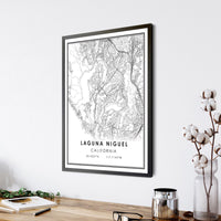 
              Laguna Niguel, California Modern Map Print 
            