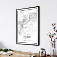 
              Flagstaff, Arizona Modern Map Print 
            