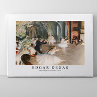 Edgar Degas - The Rehearsal Onstage 1874