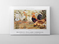 
              Maurice Pillard Verneuil - Coqs et poules from L'animal dans la décoration (1897)
            