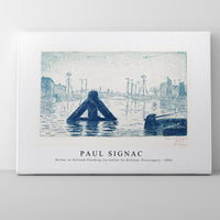 Paul Signac - Harbor in Holland–Flushing (La balise–En Holland, Flessingue) (ca. 1894)