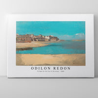 Odilon Redon - Village by the Sea in Brittany 1880