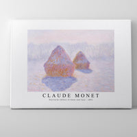 Claude Monet - Haystacks (Effect of Snow and Sun) 1891