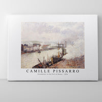 Camille Pissarro - Steamboats in the Port of Rouen 1896