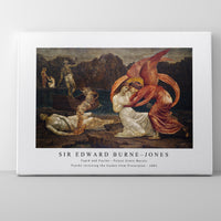 Sir Edward Burne Jones - Cupid and Psyche - Palace Green Murals - Psyche receiving the Casket from Proserpine (1881)